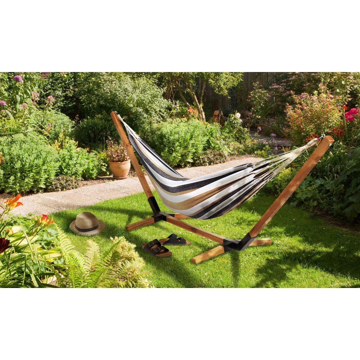 Inkazen Hamac rayé brun TANZANIA