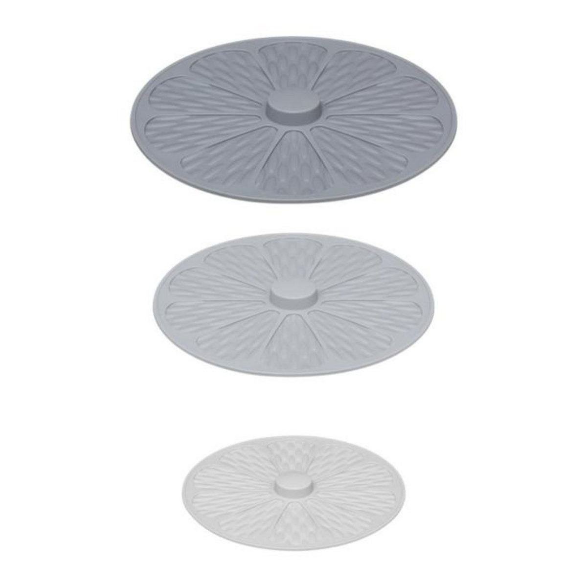 FIVE Lot de 3 Couvercles de Cuisson  Range  31cm Gris