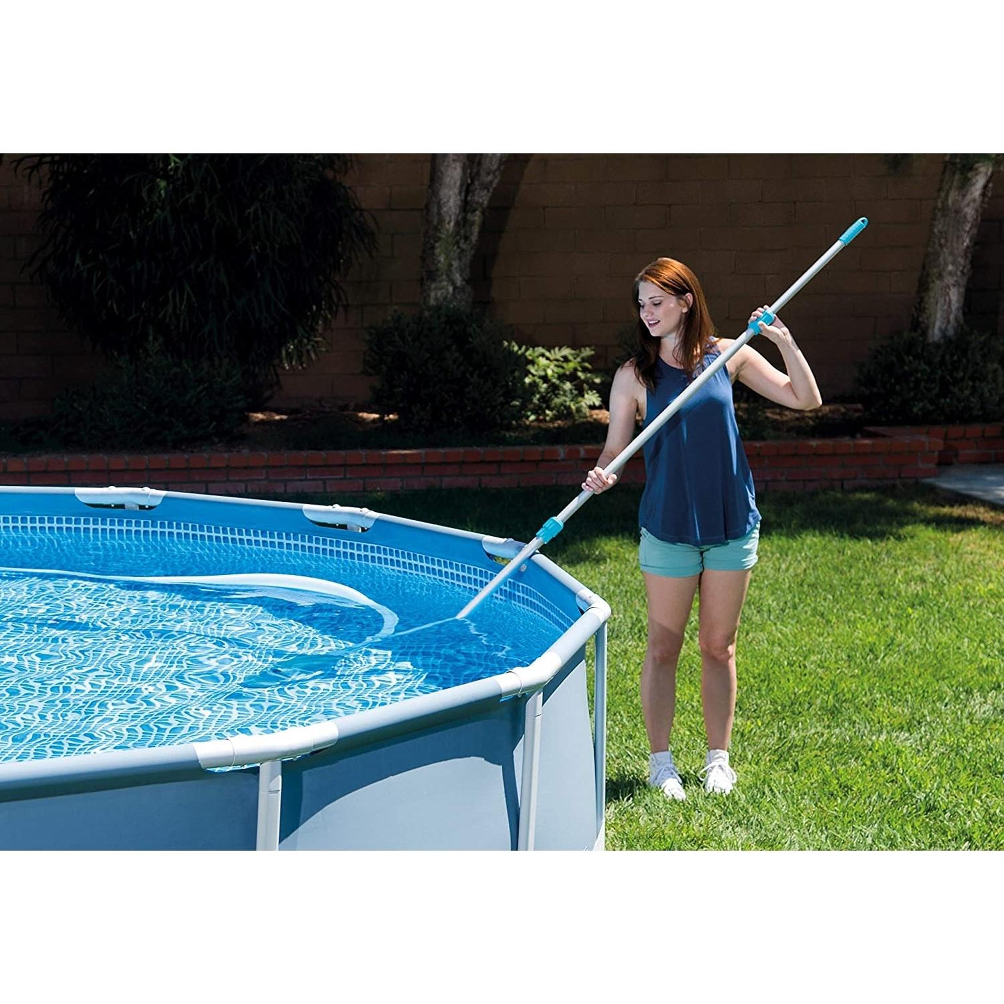Voir la diapositive 5 : INTEX Kit d'entretien pour piscine hors sol Vac+ - INTEX - 28003 - Aspirateur, épuisette, brosse