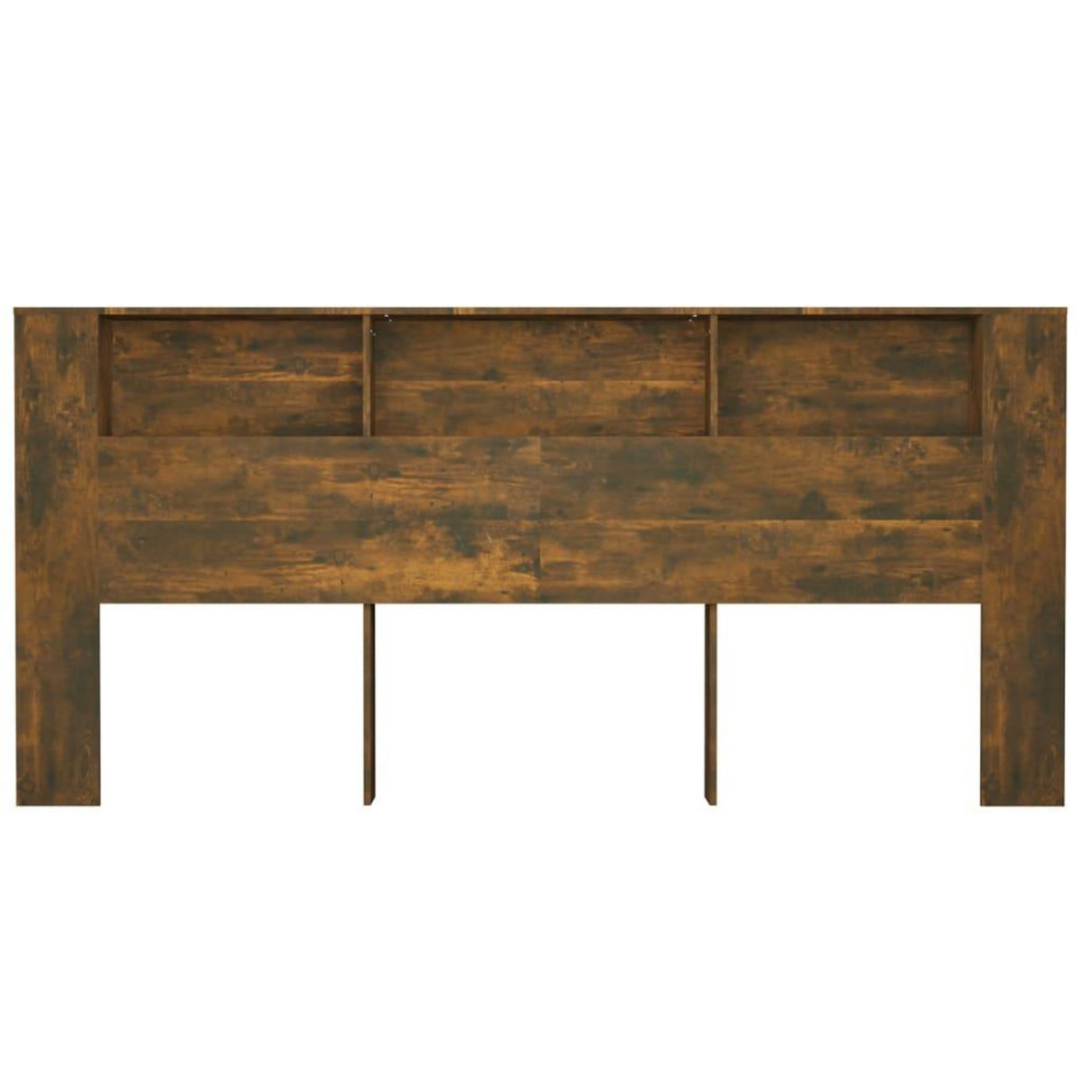 VIDAXL Armoire de tete de lit Chene fume 220x18,5x104,5 cm