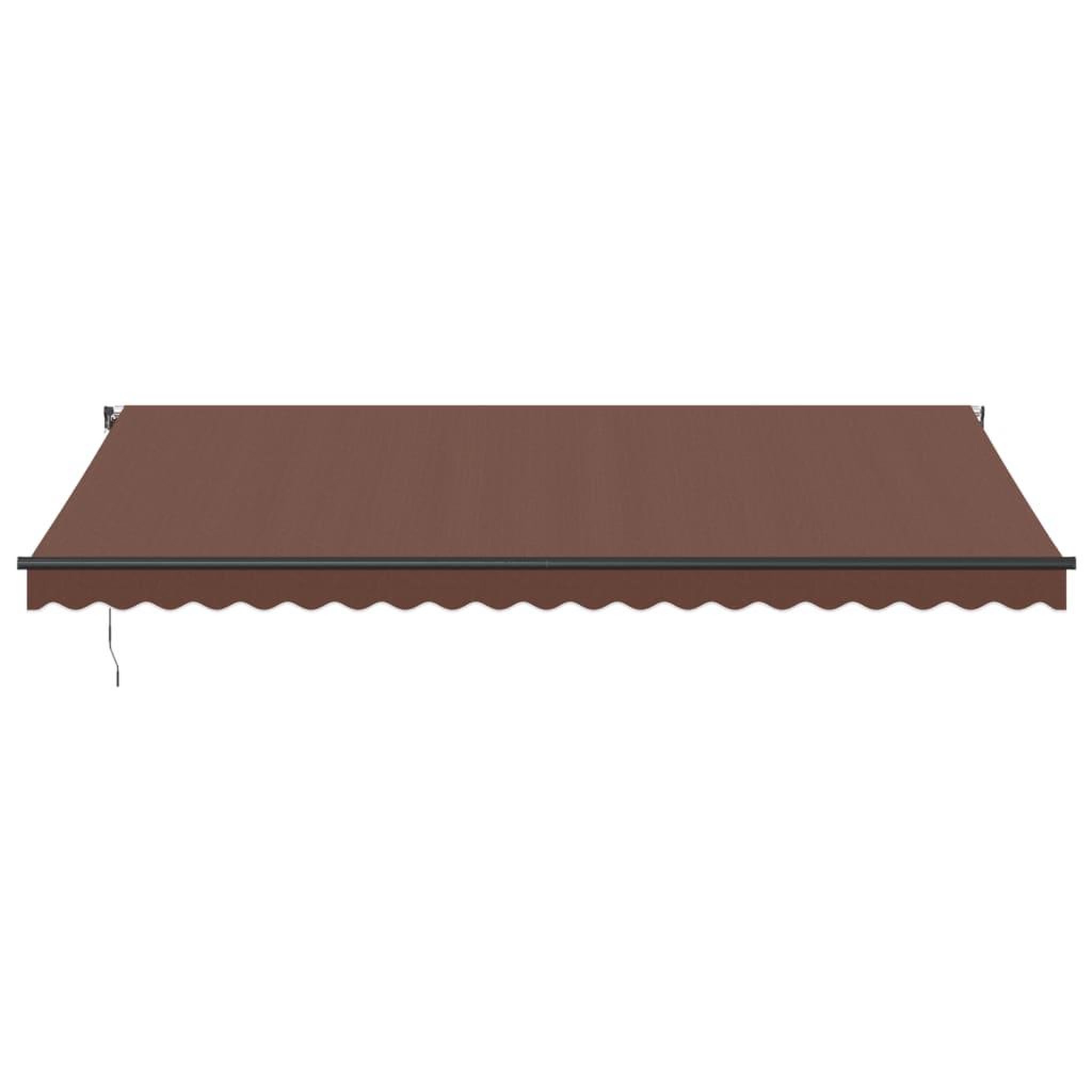 Voir la diapositive 4 : VIDAXL Auvent retractable automatique avec LED marron 500x350 cm