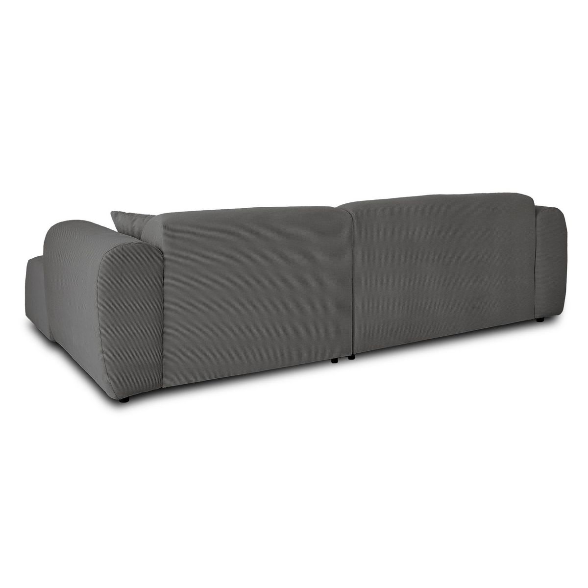 LISA DESIGN Aumance - canapé d'angle droit 4 places - en velours côtelé