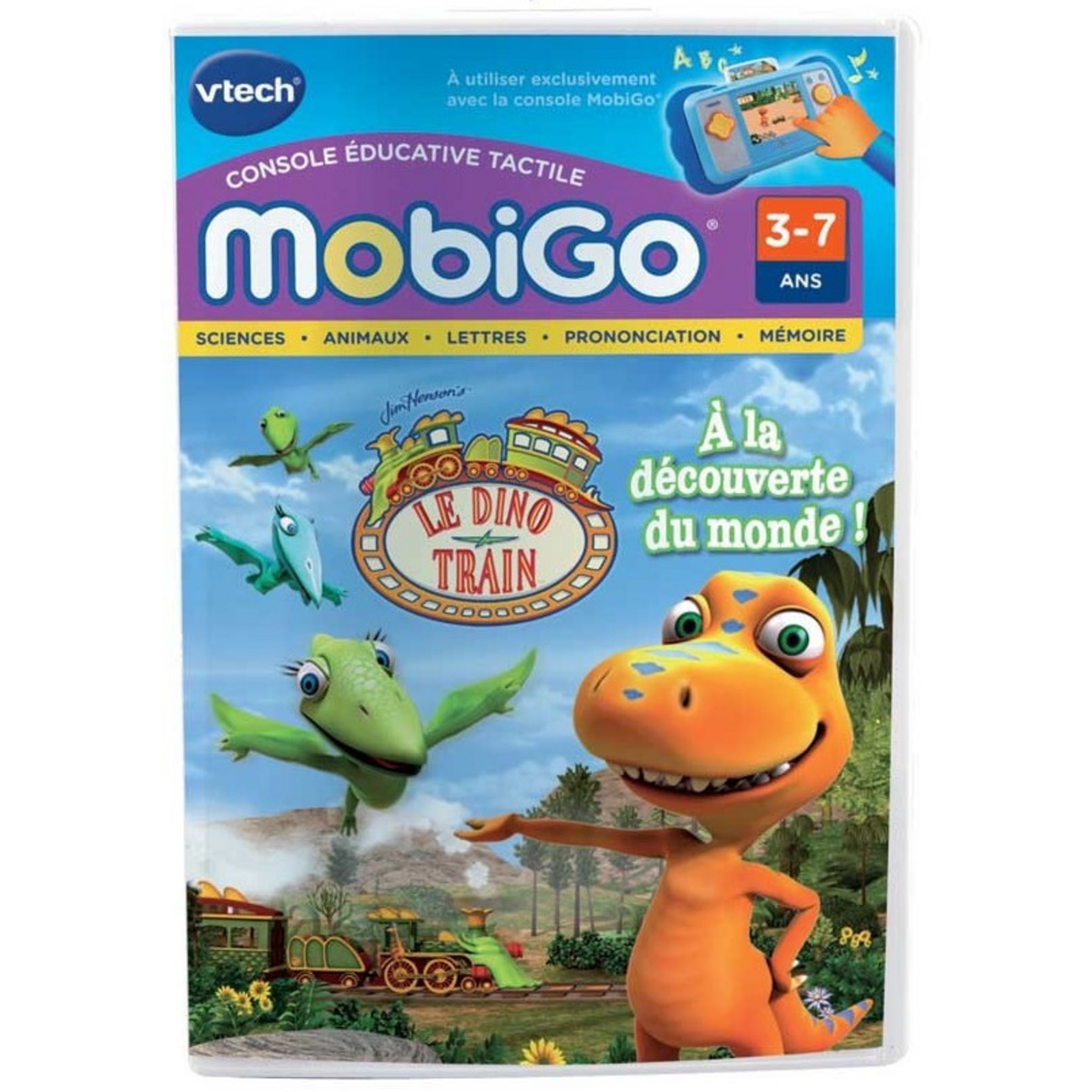 Jeu éducatif Vtech Mobigo – Talents De Fées (Disney) – 6 Jeux, Vocabulaire, Orthographe, 2 Niveaux, Dès 4 Ans