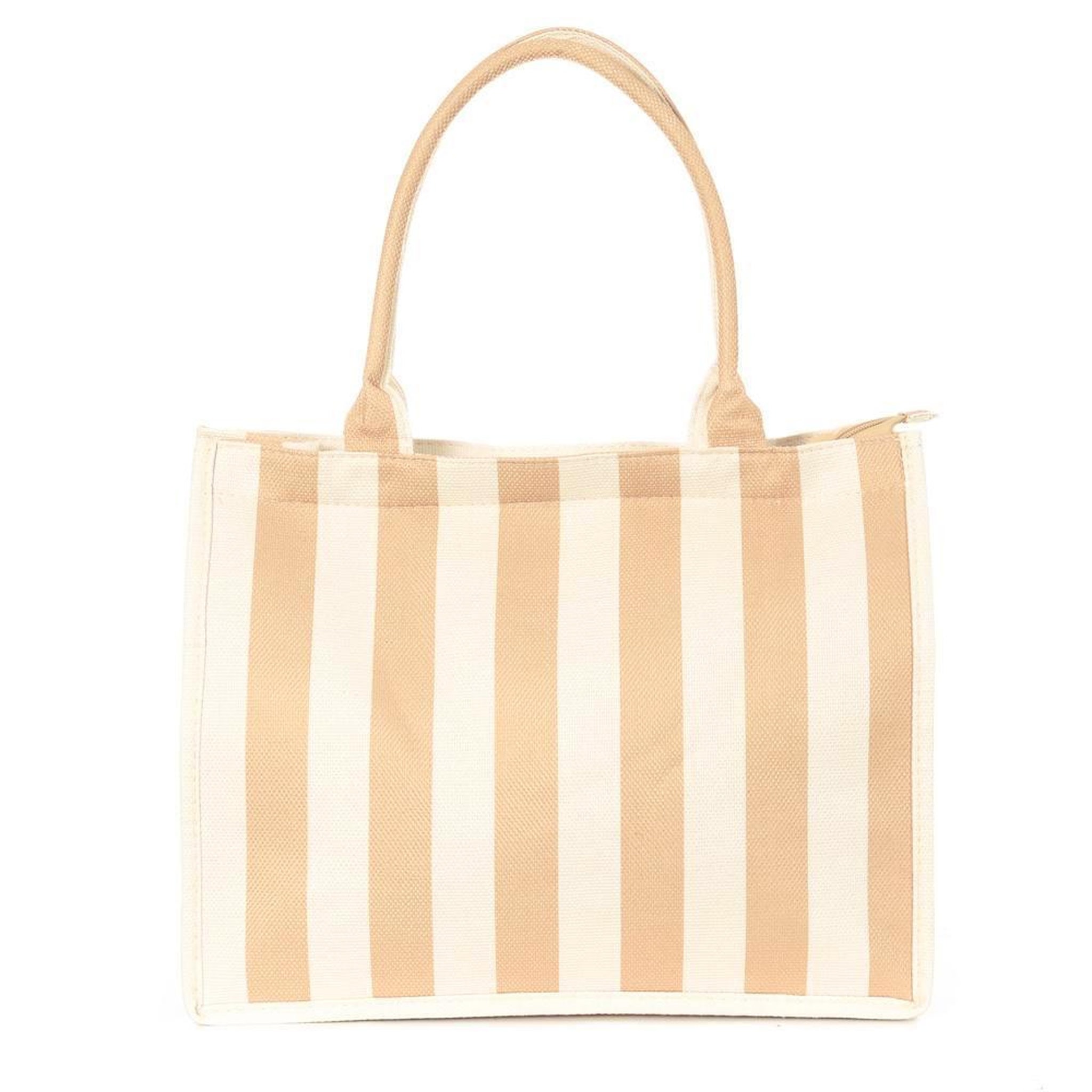 Voir la diapositive 5 : GERARD PASQUIER Sac de plage taupe/blanc gérard pasquier amour