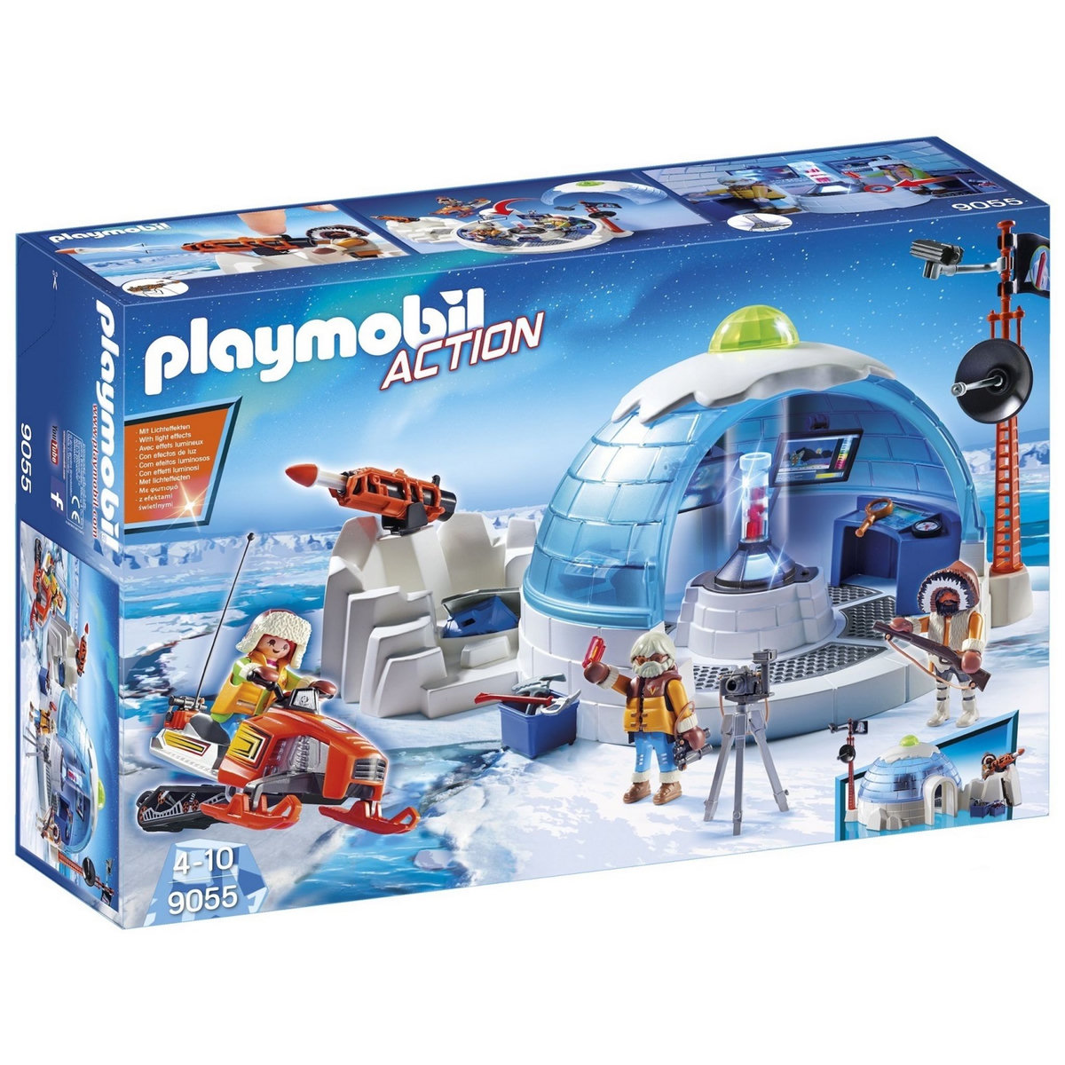 PLAYMOBIL 9055 - Action - Quartier des explorateurs polaires 