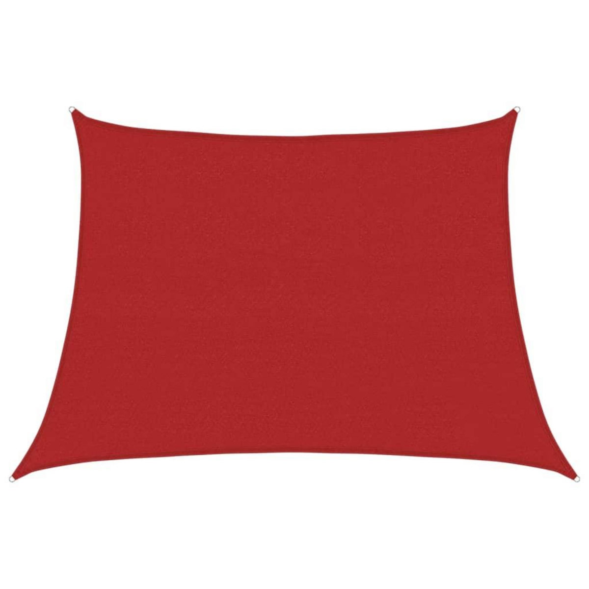 VIDAXL Voile d'ombrage 160 g/m^2 Rouge 4/5x3 m PEHD