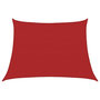 Voir la diapositive 2 : VIDAXL Voile d'ombrage 160 g/m^2 Rouge 4/5x3 m PEHD