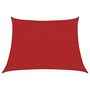 Voir la diapositive 2 : VIDAXL Voile d'ombrage 160 g/m^2 Rouge 4/5x3 m PEHD