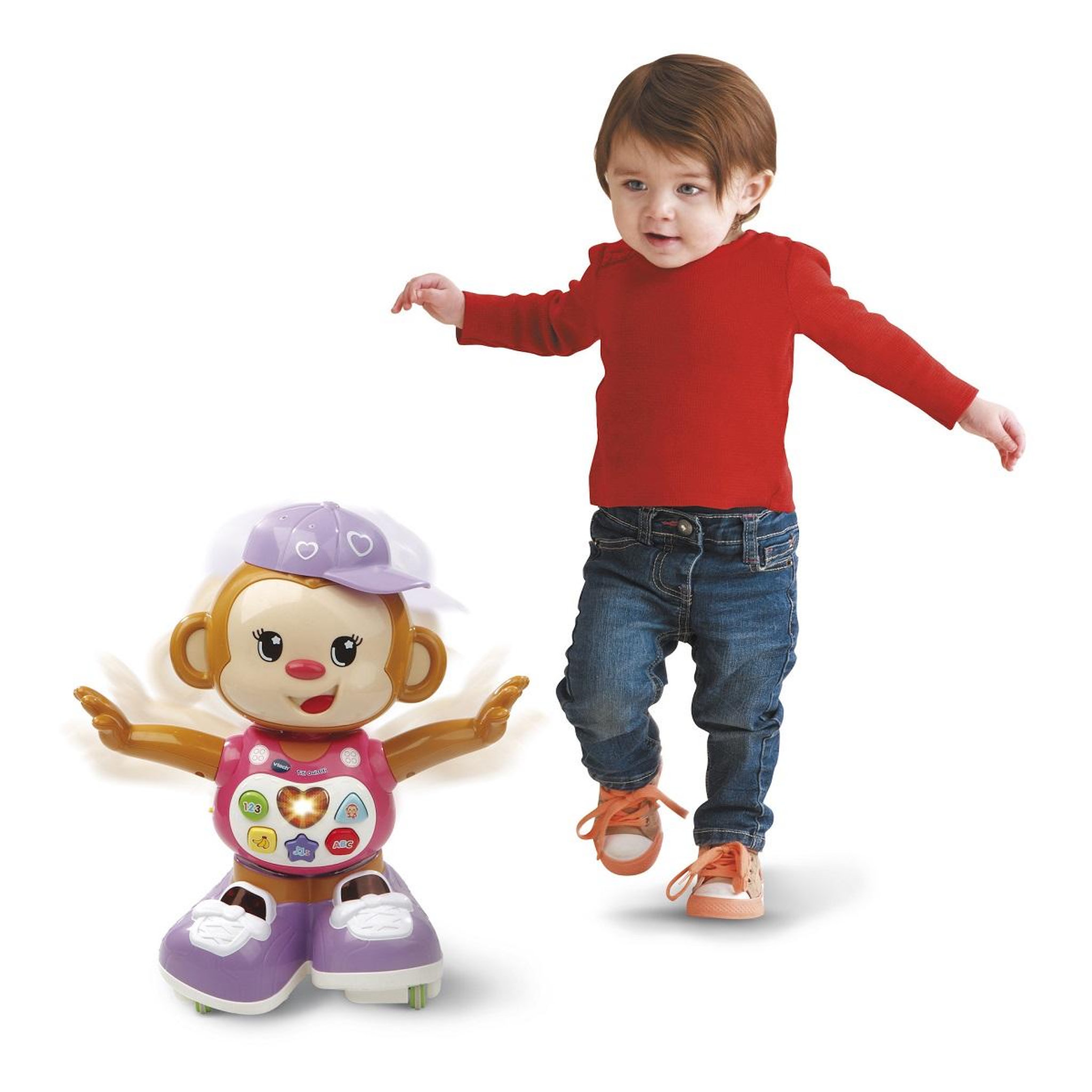 Voir la diapositive 2 : VTECH Titi ouistiti rose 