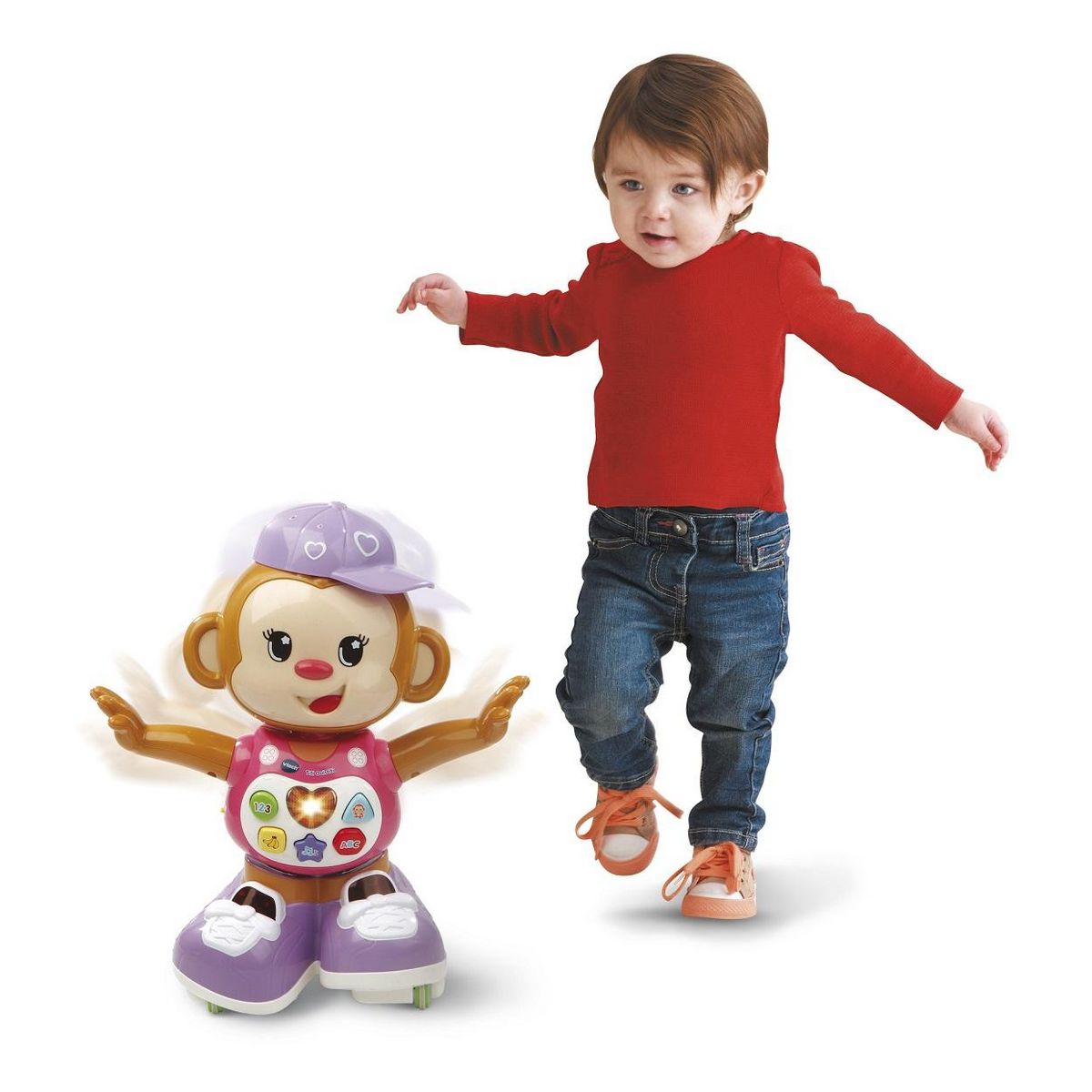 VTECH Titi ouistiti rose 