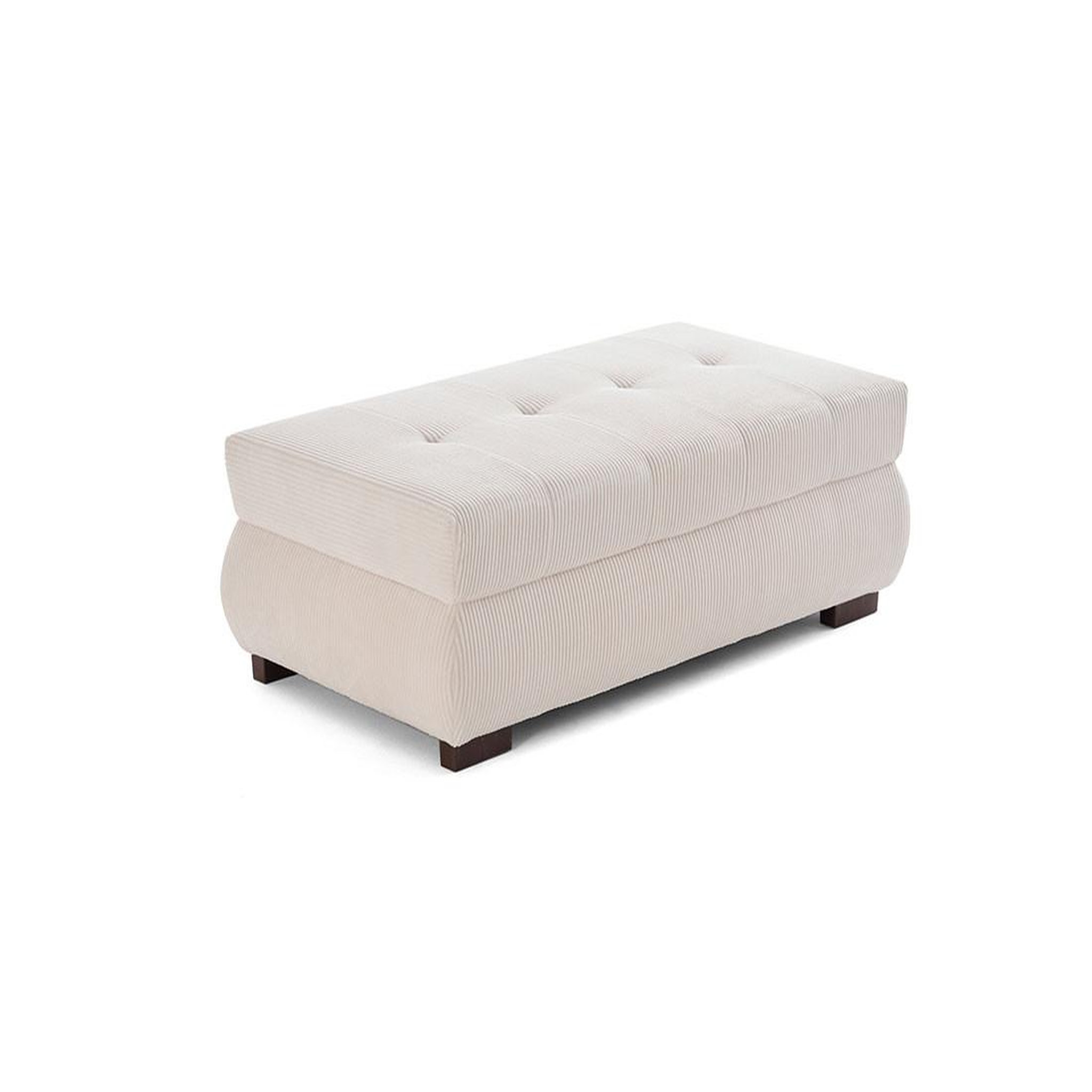 Voir la diapositive 1 : LISA DESIGN Vermont - pouf d'appoint - en velours côtelé