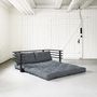 Voir la diapositive 3 : KARUP DESIGN Canapé banquette futon structure noire matelas futon FUNK SOFA