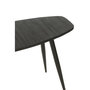 Voir la diapositive 4 : Paris Prix Console Ovale en Bois  Teck  120cm Noir
