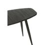 Voir la diapositive 4 : Paris Prix Console Ovale en Bois  Teck  120cm Noir