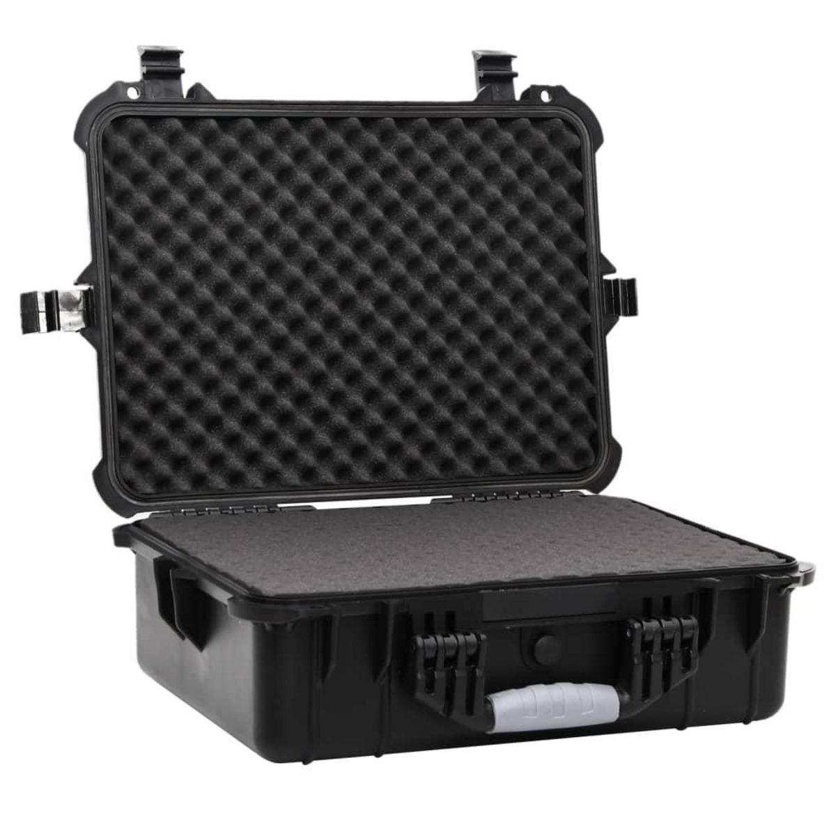 VIDAXL Valise de vol portable Noir 52x40x19 cm PP