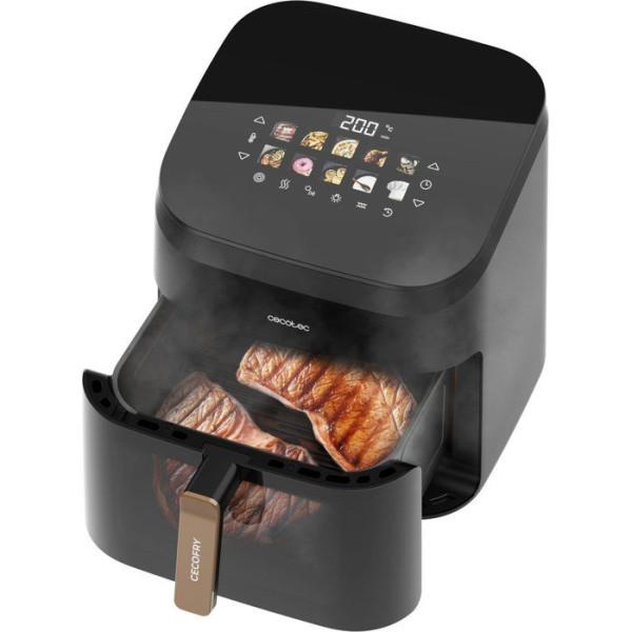 Voir la diapositive 4 : CECOTEC Friteuse electrique  a air sans huile cecotec cecofry&grill smokin' 8500 8.5l grill