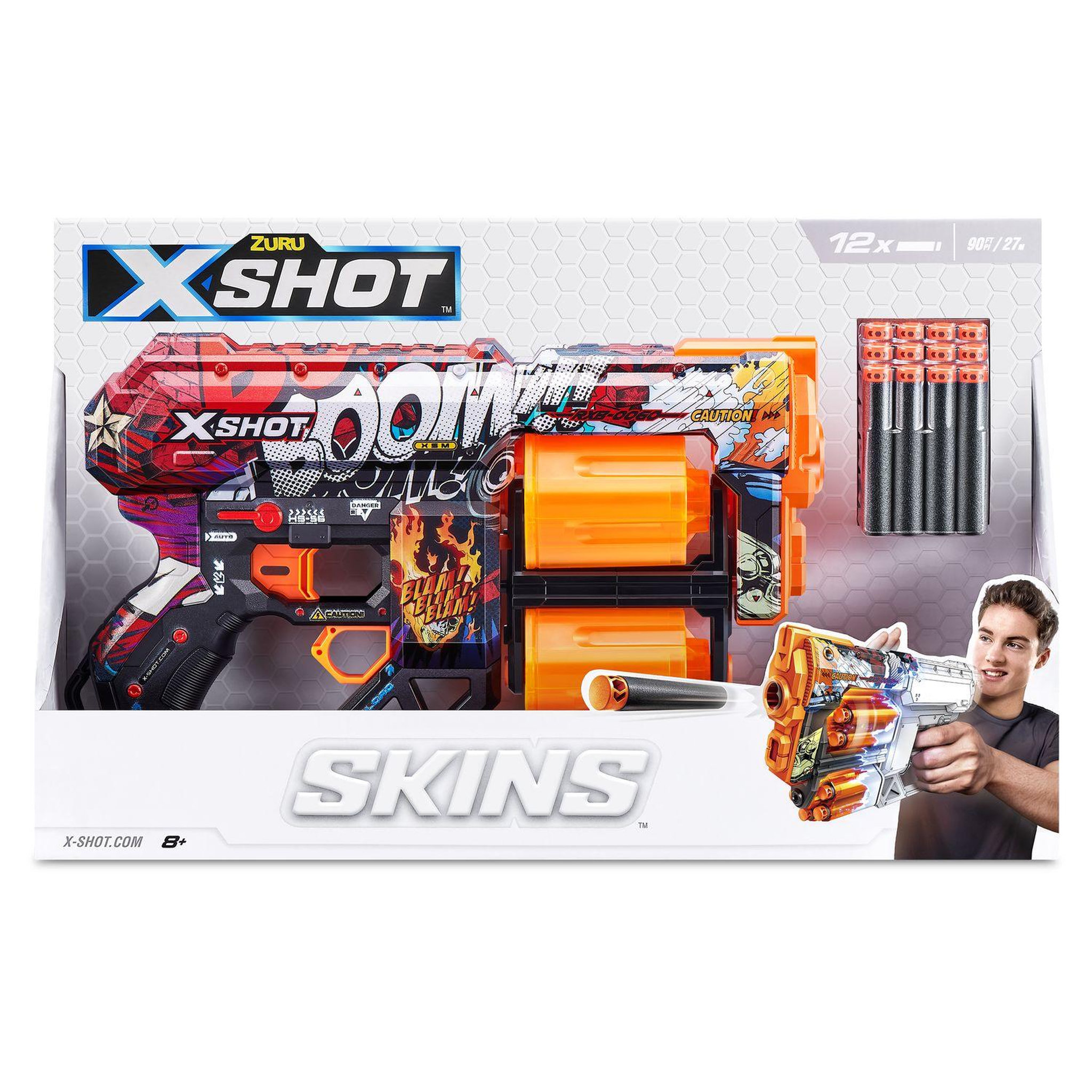 ZURU XSHOT Skins Dread 12 FLECHETTES