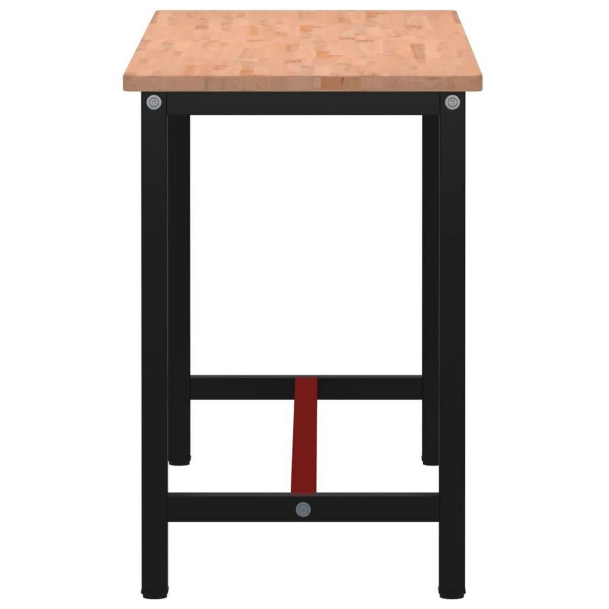 VIDAXL Etabli 150x55x81,5 cm bois massif de hetre et metal