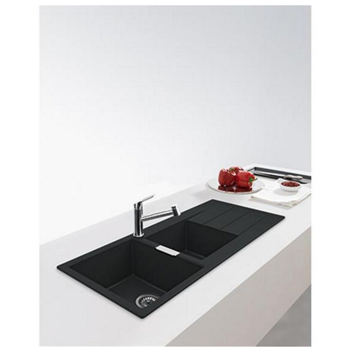 franke Evier à encastrer 80cm carbone - 915175