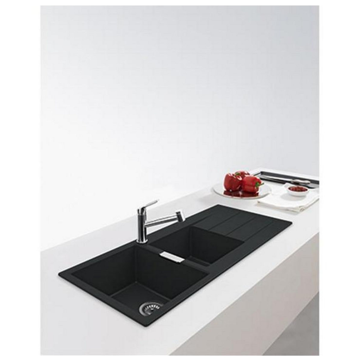 franke Evier à encastrer 80cm carbone - 915175