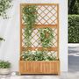 Voir la diapositive 3 : VIDAXL Lit sureleve avec treillis 85x38x150 cm Bois massif d'acacia
