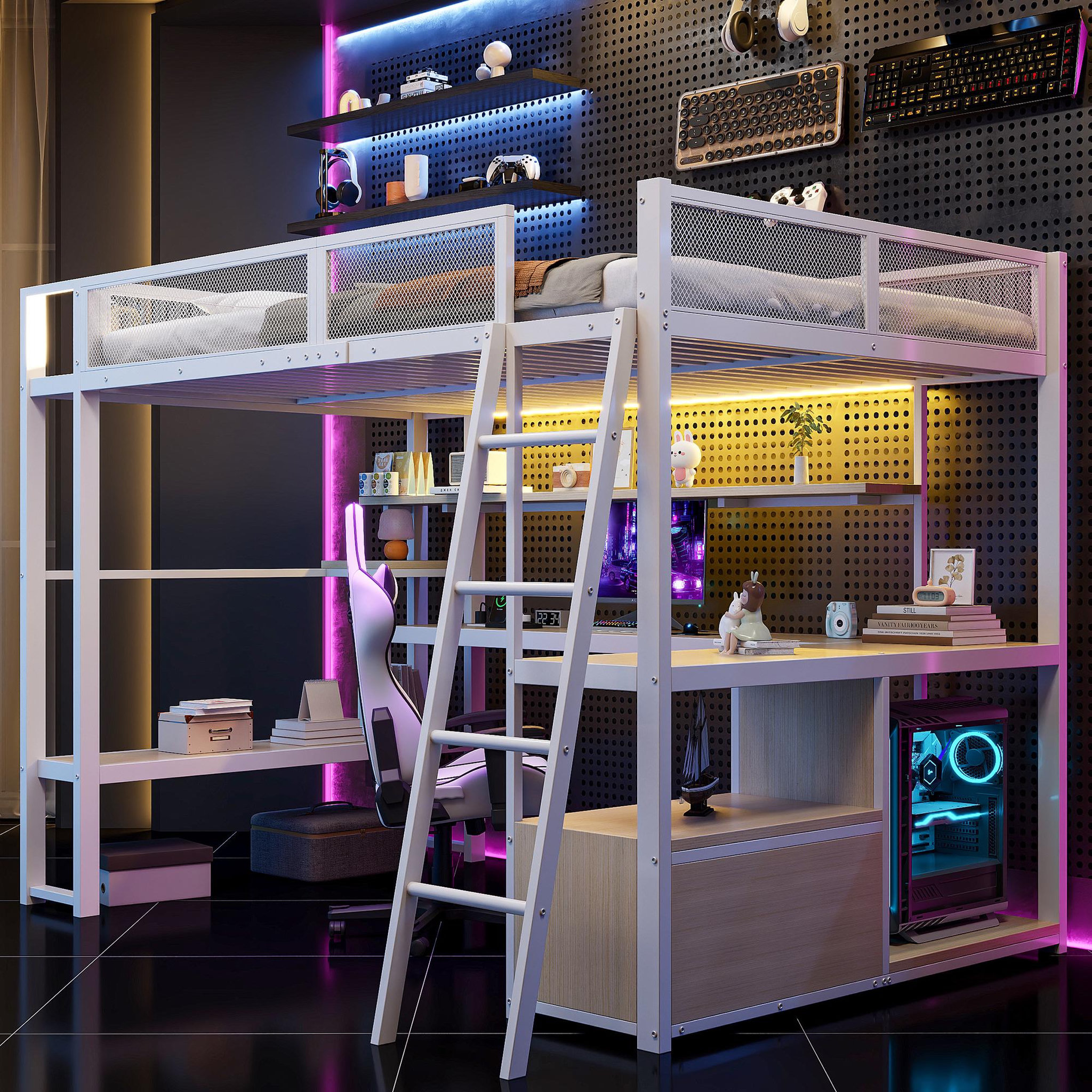 Voir la diapositive 4 : MERAX Lit mezzanine