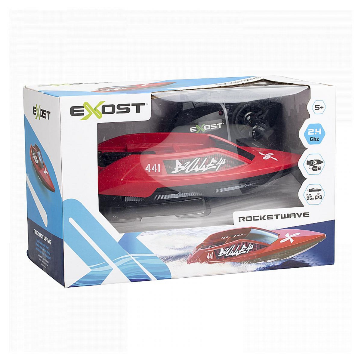 SILVERLIT Exost - Bateau Telecommande - Rocketwave