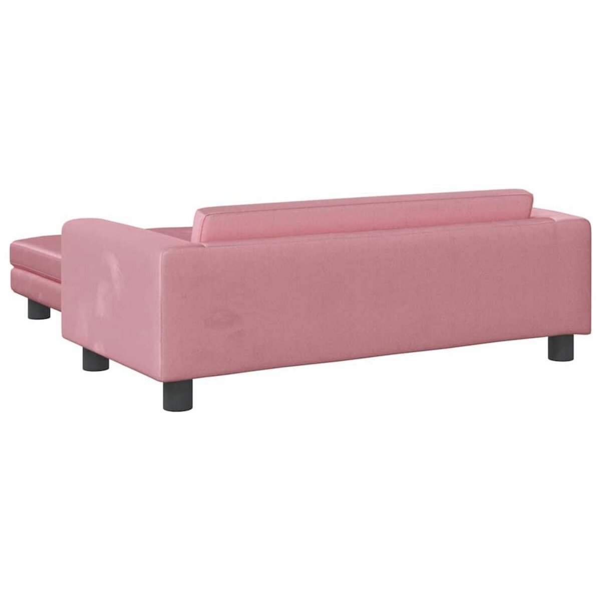 VIDAXL Lit pour chien avec extension rose 100x50x30 cm velours