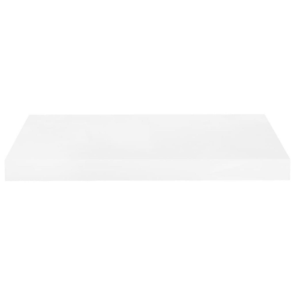 VIDAXL Etagere murale flottante 4 pcs Blanc brillant 50x23x3,8 cm MDF