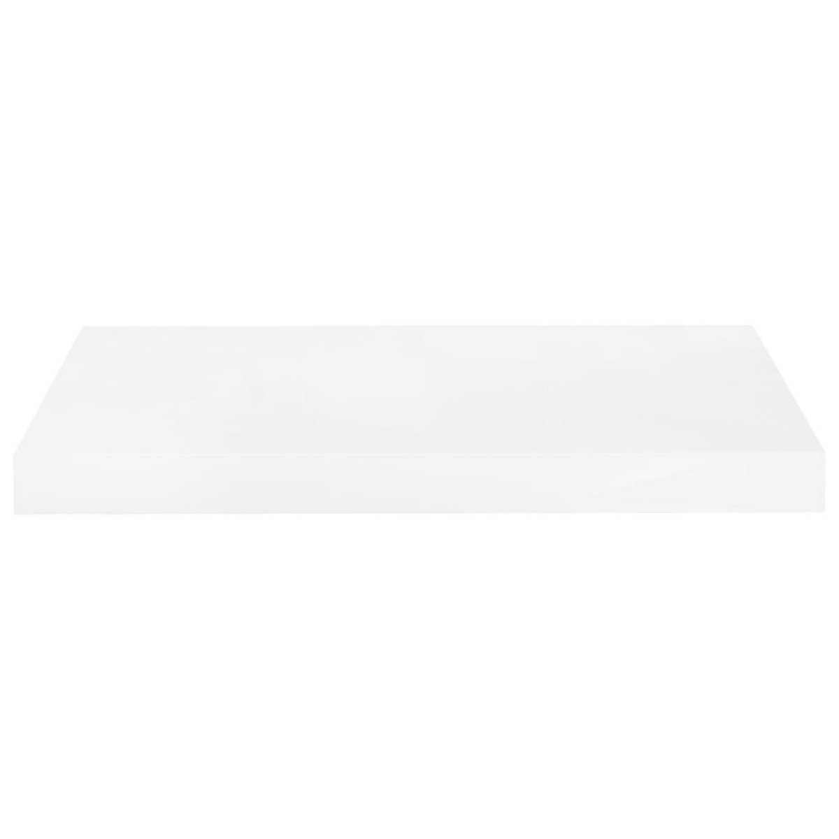VIDAXL Etagere murale flottante 4 pcs Blanc brillant 50x23x3,8 cm MDF
