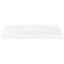Voir la diapositive 5 : VIDAXL Etagere murale flottante 4 pcs Blanc brillant 50x23x3,8 cm MDF