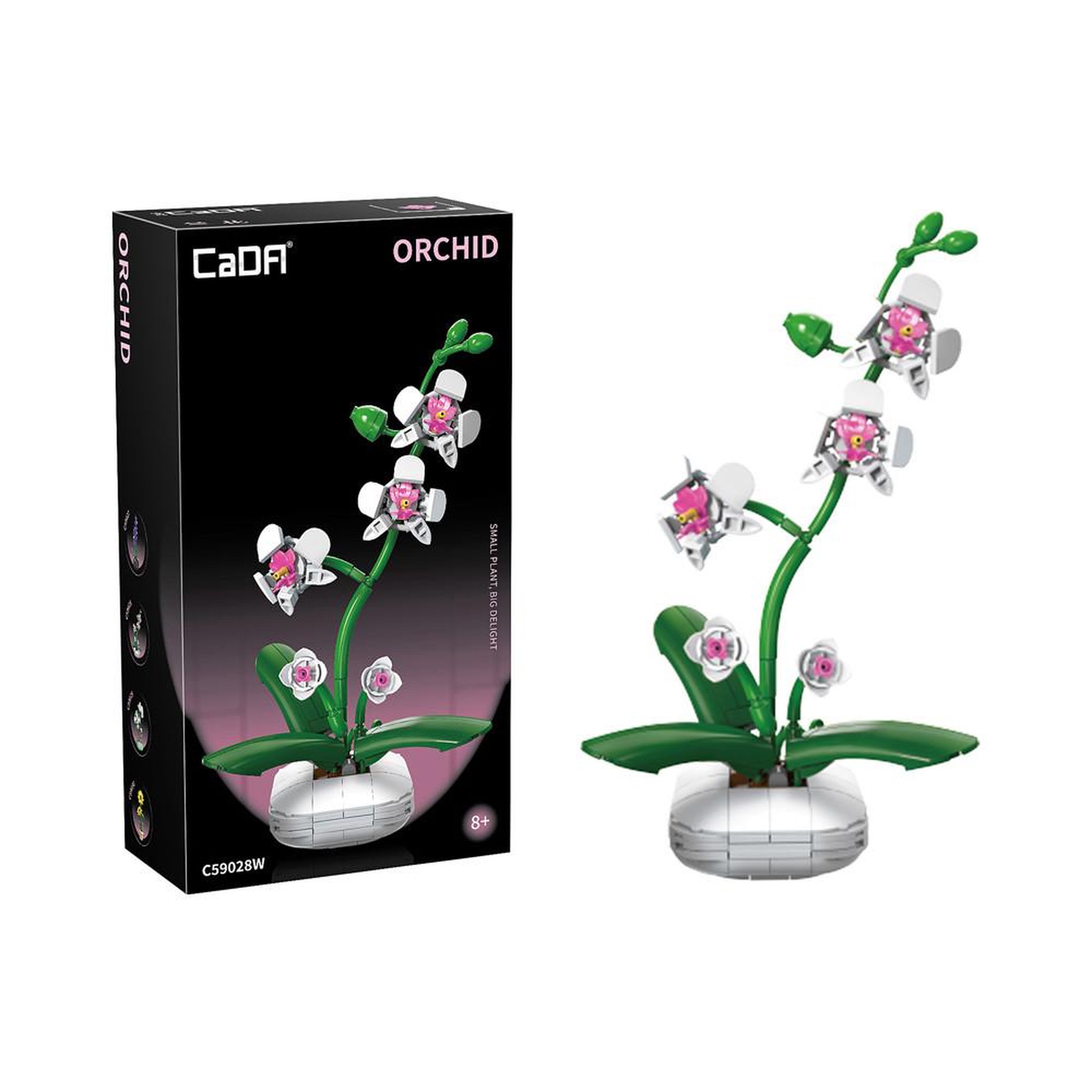 Voir la diapositive 2 : Jeu de briques diy plante d'intérieur tournesol ou orchidée