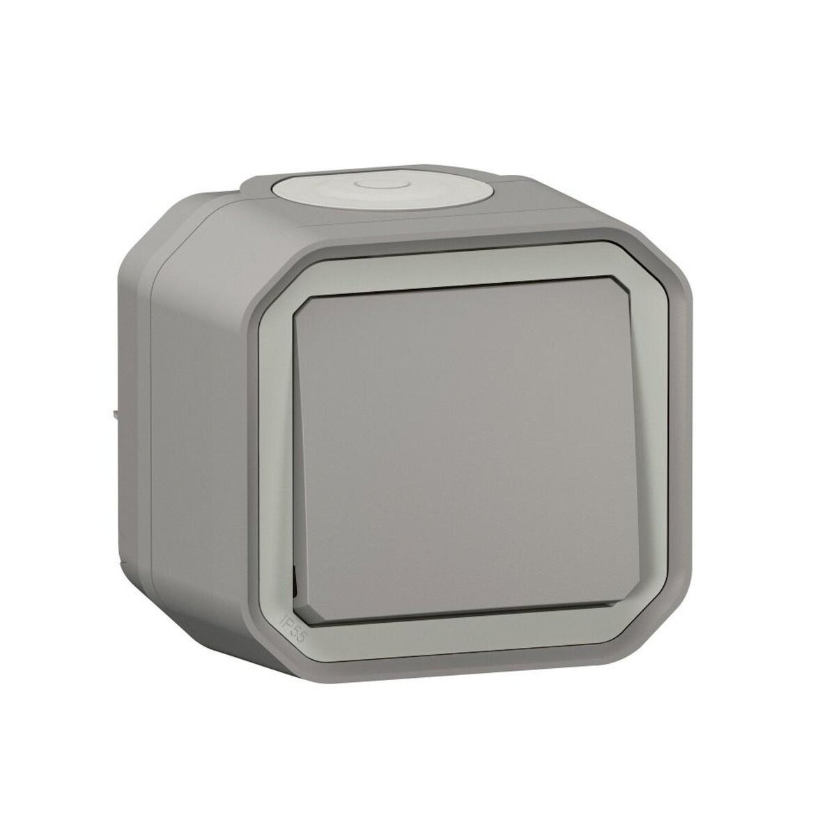 Legrand Interrupteur va-et-vient étanche prêt à poser, LEGRAND Plexo, gris