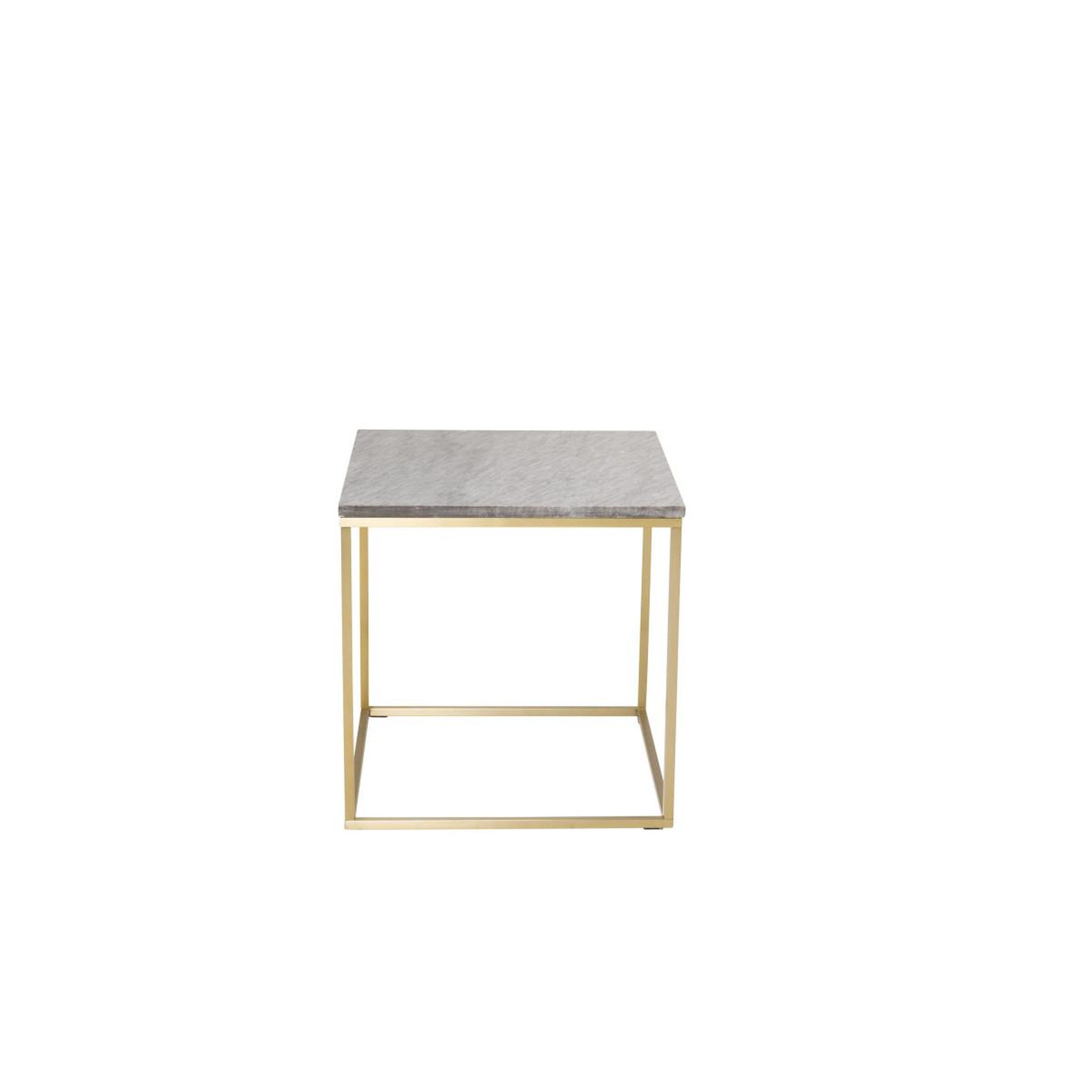 Voir la diapositive 2 : Paris Prix Table basse en marbre  estelle  50cm gris