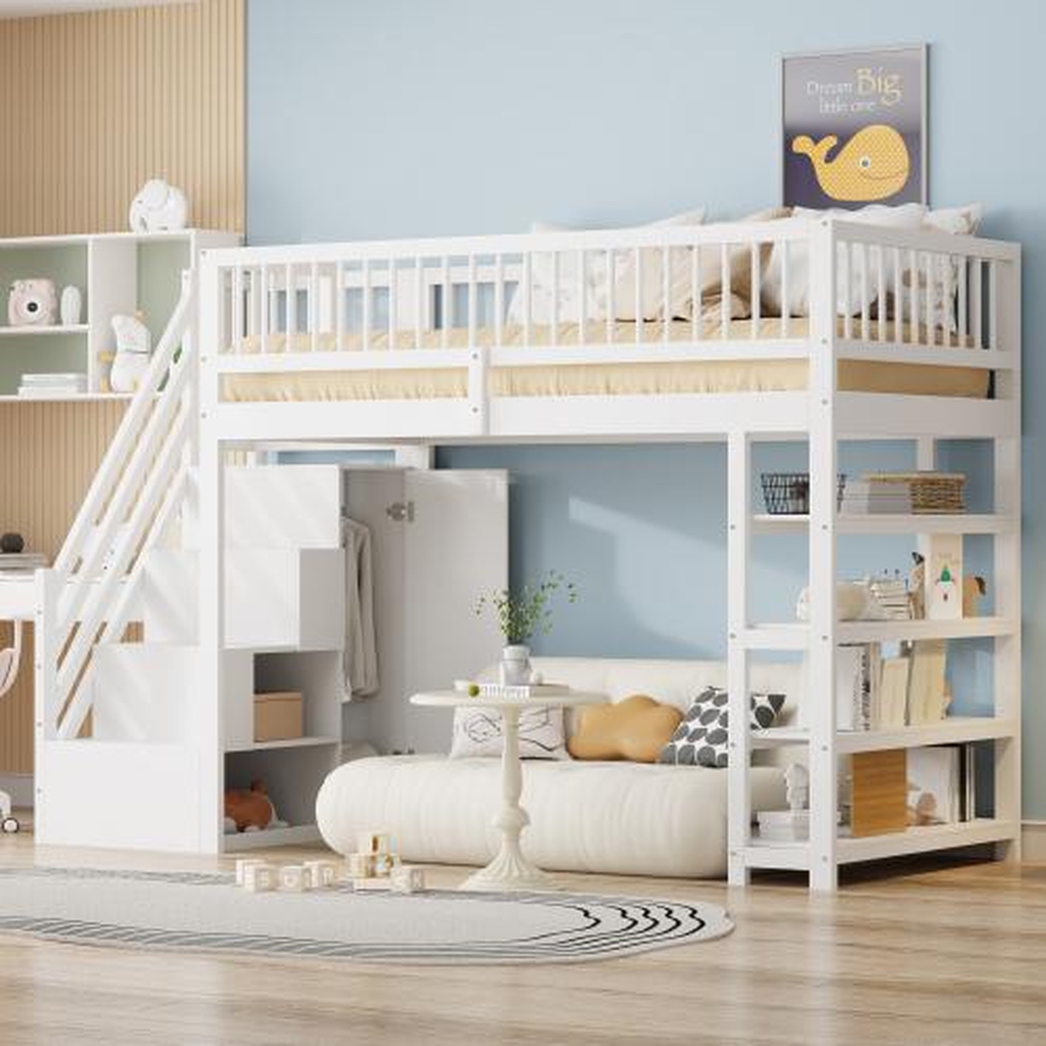 Voir la diapositive 4 : MERAX Lit mezzanine enfant