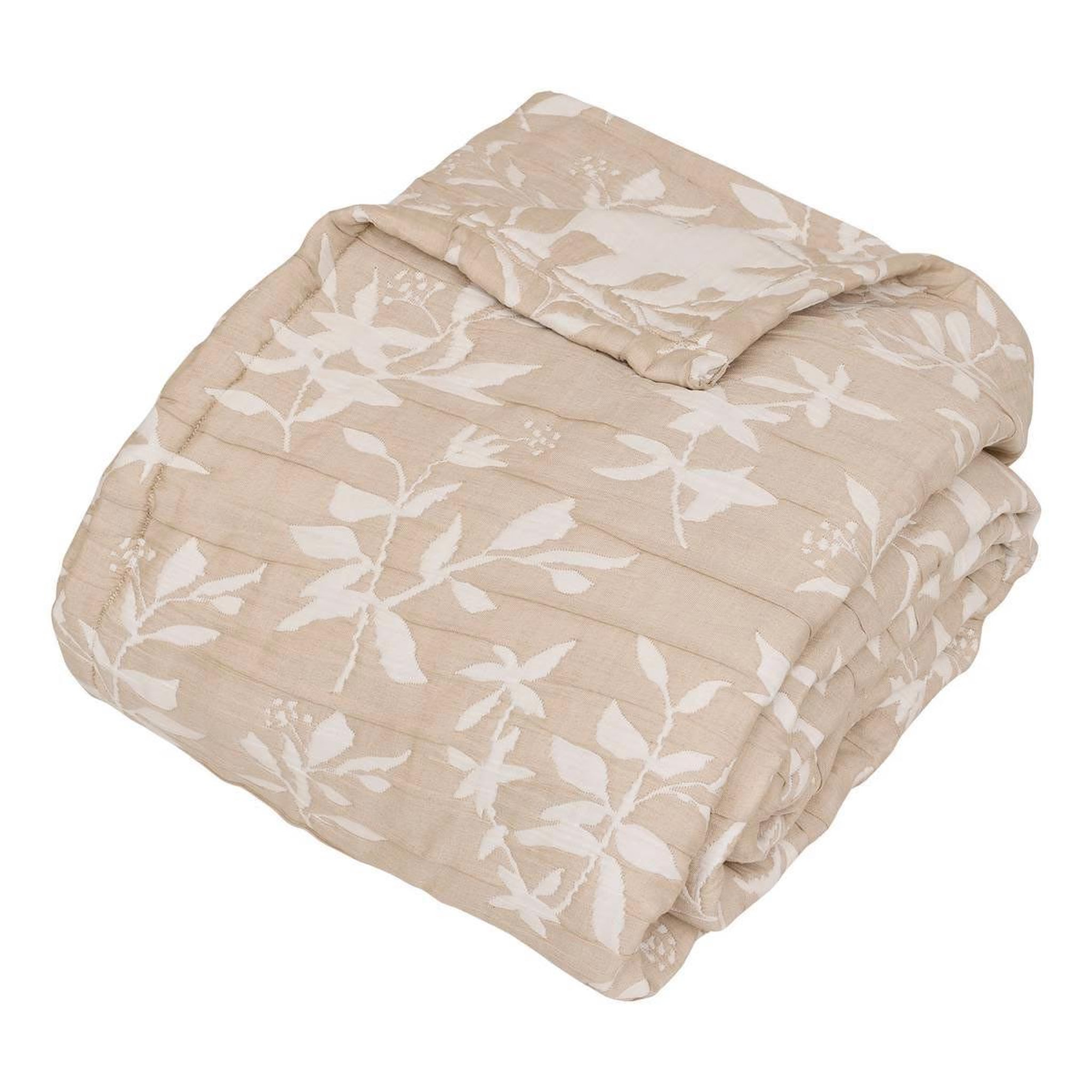 ATMOSPHERA Dessus de lit réversible  nuvia  240x260cm beige