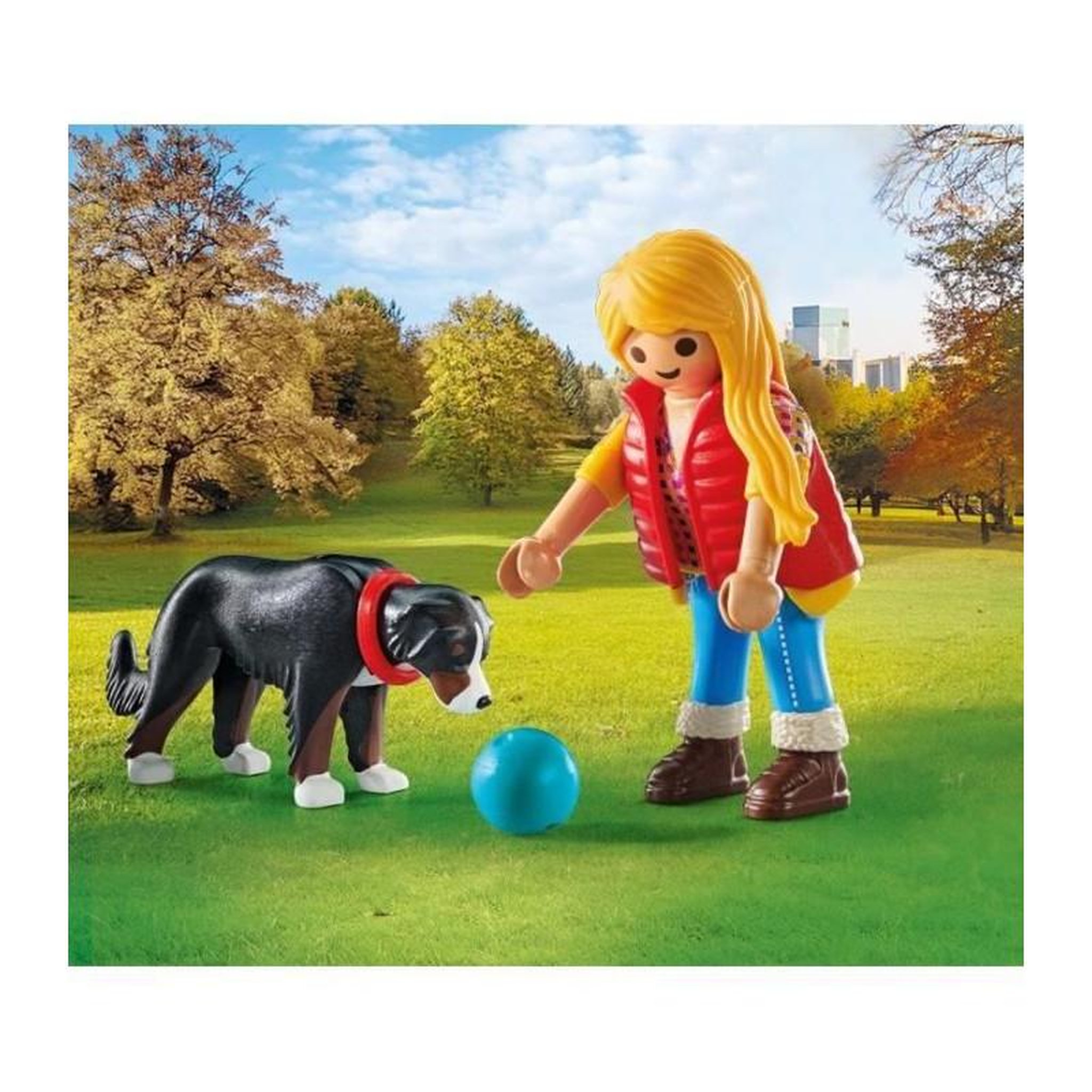 Voir la diapositive 3 : PLAYMOBIL 71738 Jeune fille avec chien de montagne