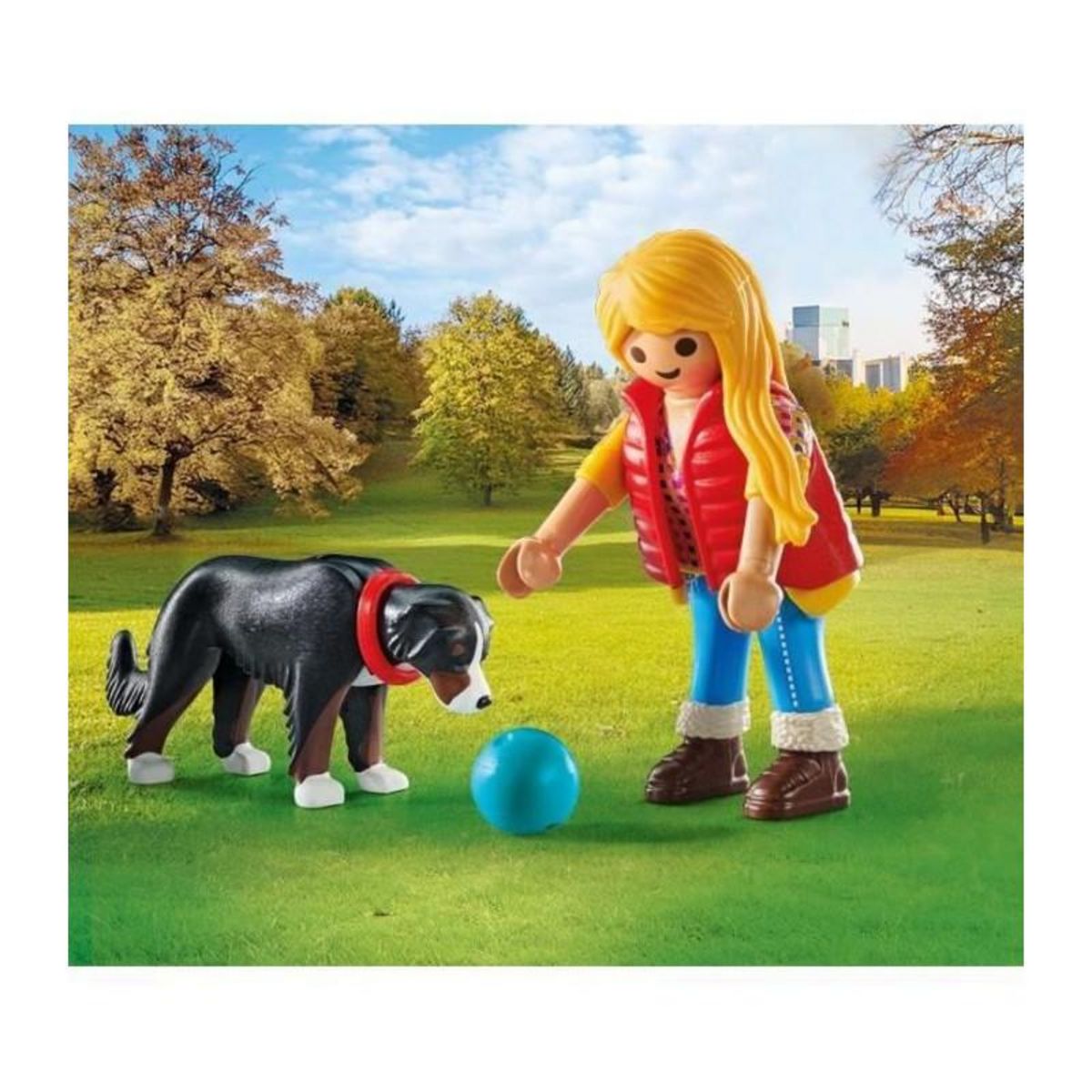 PLAYMOBIL 71738 Jeune fille avec chien de montagne