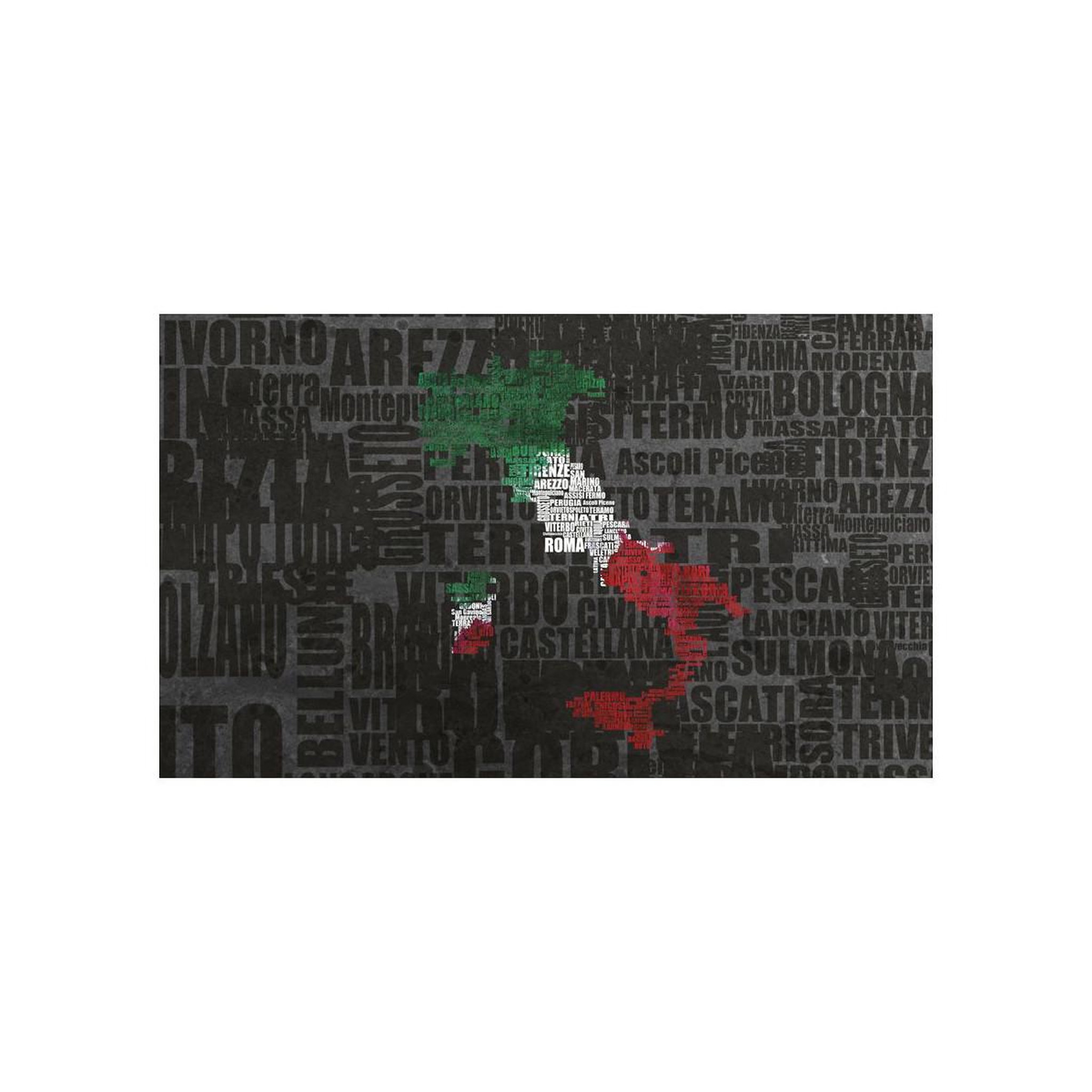 Voir la diapositive 2 : Paris Prix Papier peint  text map of italy  270x450cm