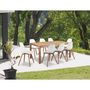 Voir la diapositive 3 : MARKET24 Lot de 2 chaises de jardin en PP - Blanc - 50 x 55 x 85,5 cm