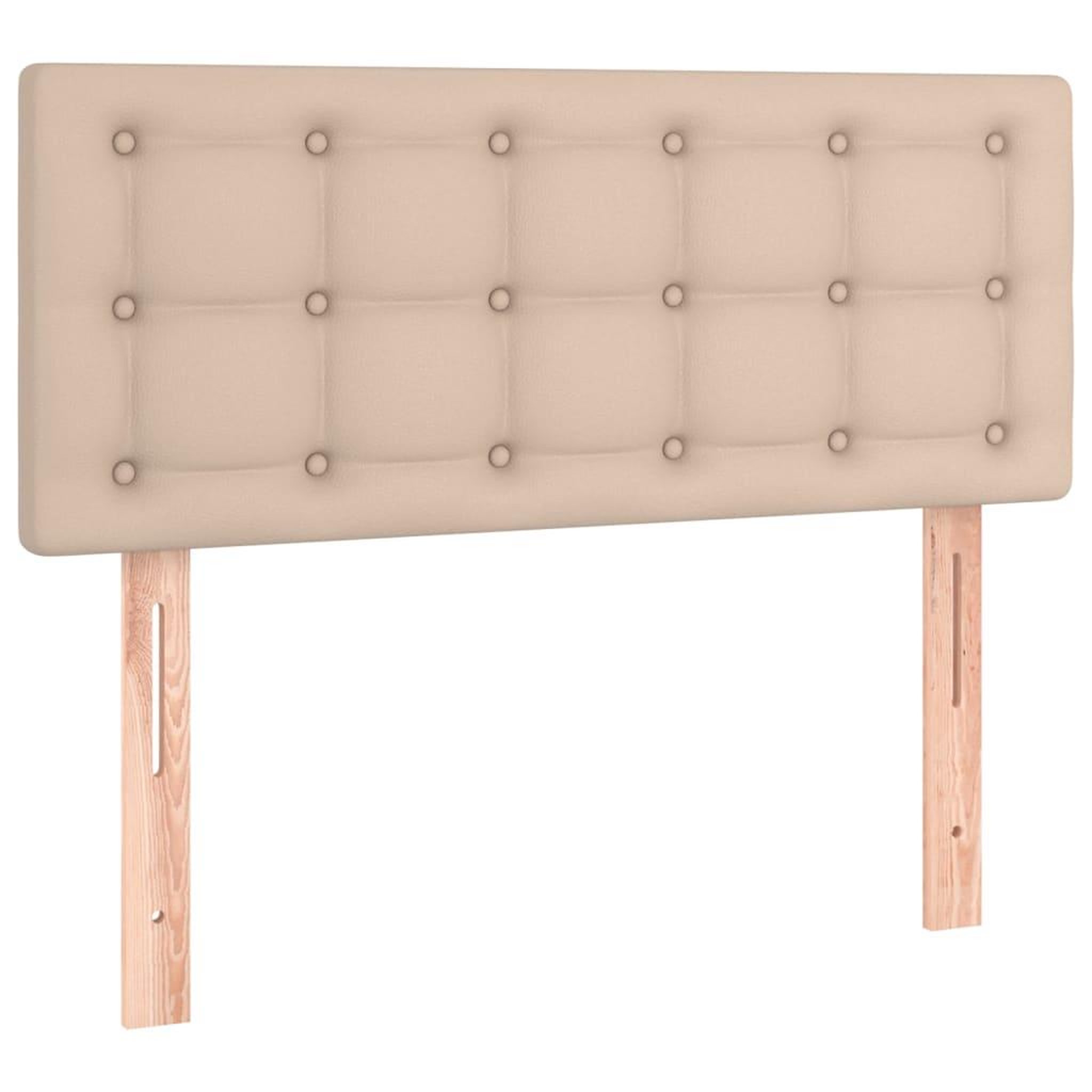 Voir la diapositive 2 : VIDAXL Tete de lit Cappuccino 90x5x78/88 cm Similicuir