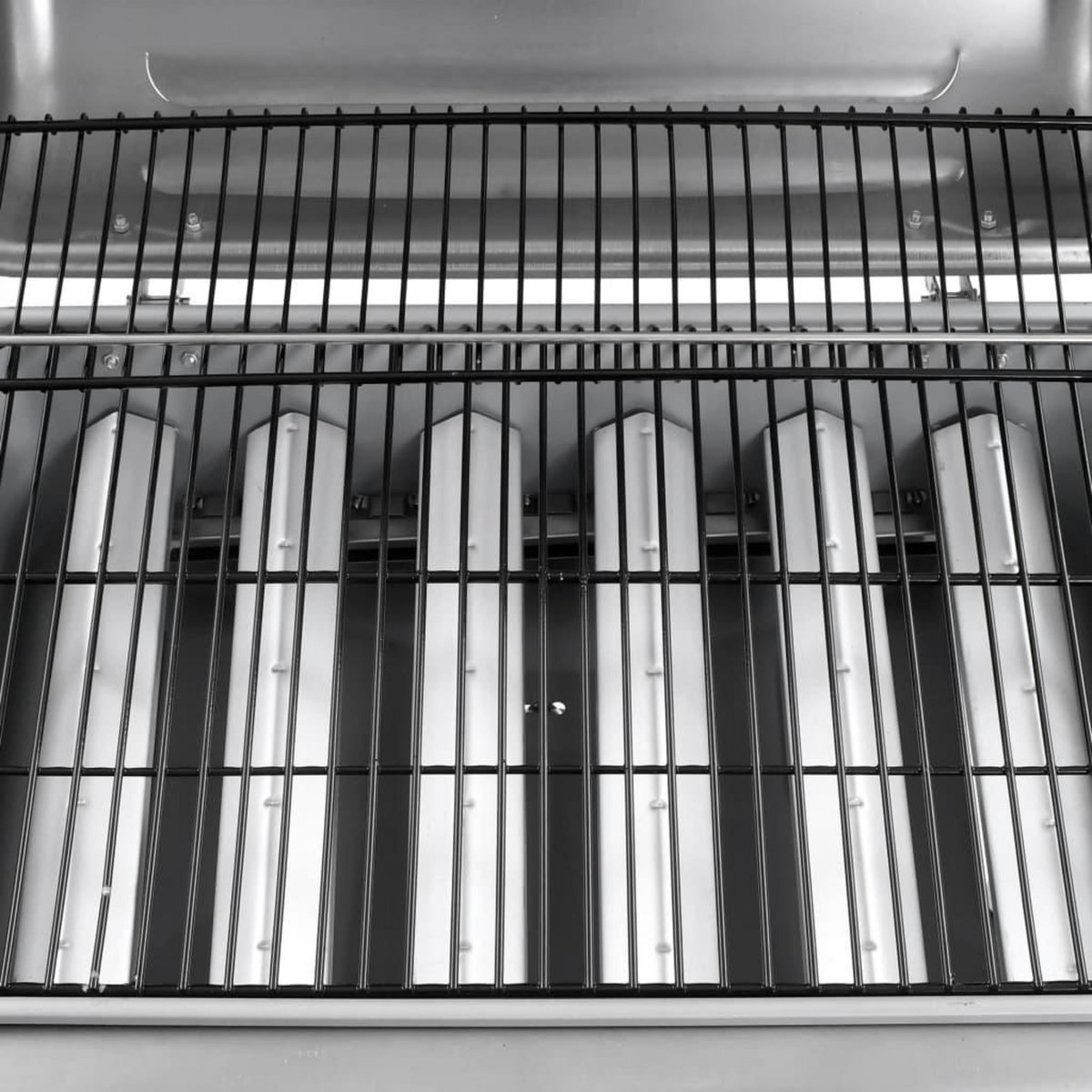 VIDAXL Barbecue gril a gaz avec 6 bruleurs Argente