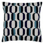 Voir la diapositive 1 : ATMOSPHERA Coussin Déco Brodé  Hary  45x45cm Bleu