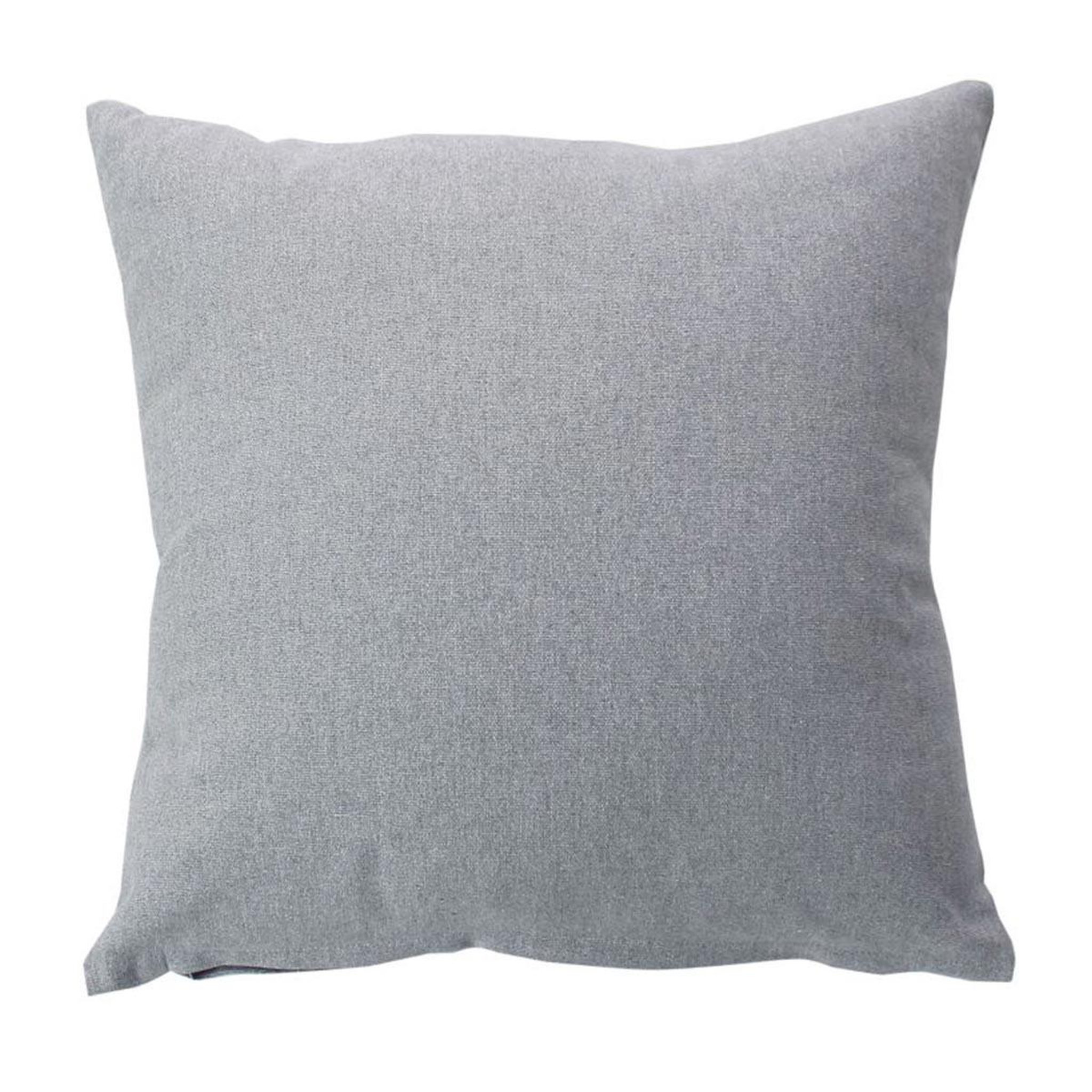 ENJOY HOME Coussin déco uni  dune  40x40cm gris clair