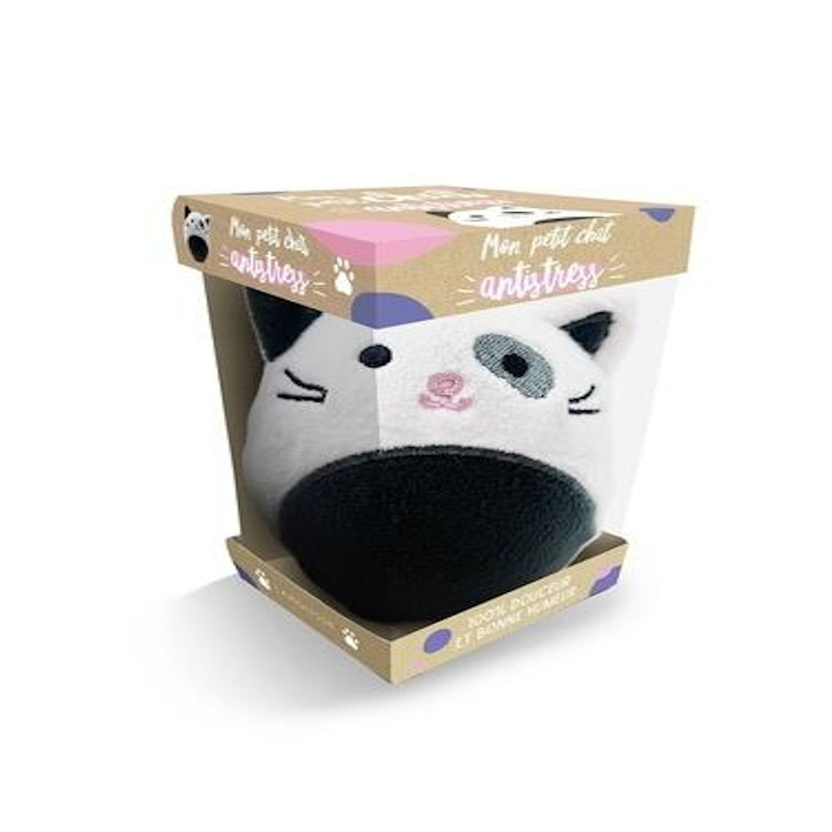 MON PETIT CHAT ANTISTRESS. COFFRET AVEC 1 MINI-PELUCHE ET 1 CARNET, Larousse