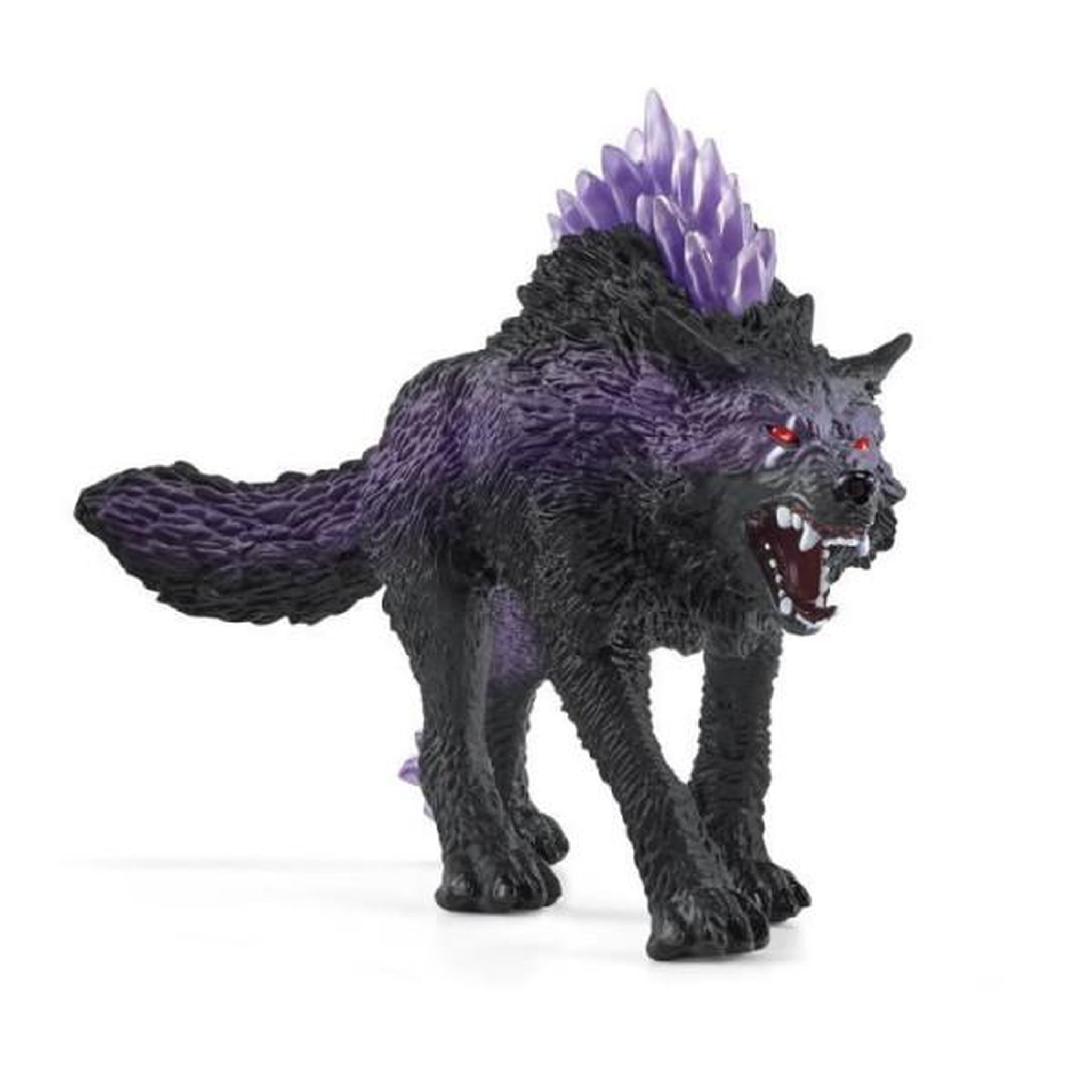 Schleich Figurine loup des ténebres schleich eldrador 42554 - violet - 14,5 x 5,5 x 9 cm