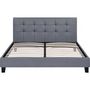 Voir la diapositive 4 : Habitat et Jardin Lit double en pvc  Julia  - 140 x 190 cm - Gris