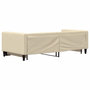 Voir la diapositive 5 : VIDAXL Lit de jour avec gigogne sans matelas creme 90x200 cm
