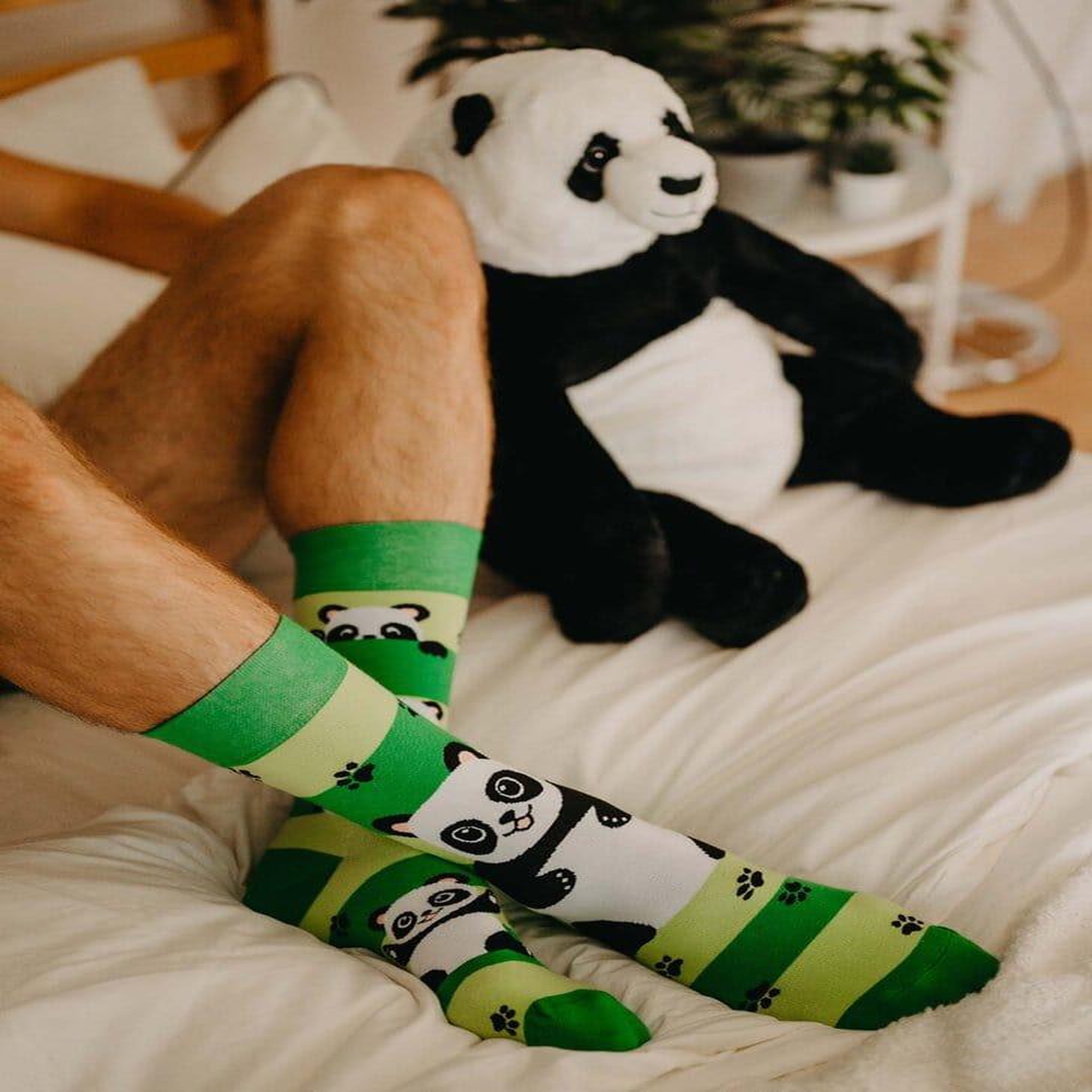 Voir la diapositive 3 : DEDOLES Chaussettes pandas & rayures