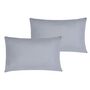 Voir la diapositive 1 : PTIT BASILE Lot de 2 taies d'oreiller bébé en coton bio 40 x 60 cm coloris unis 